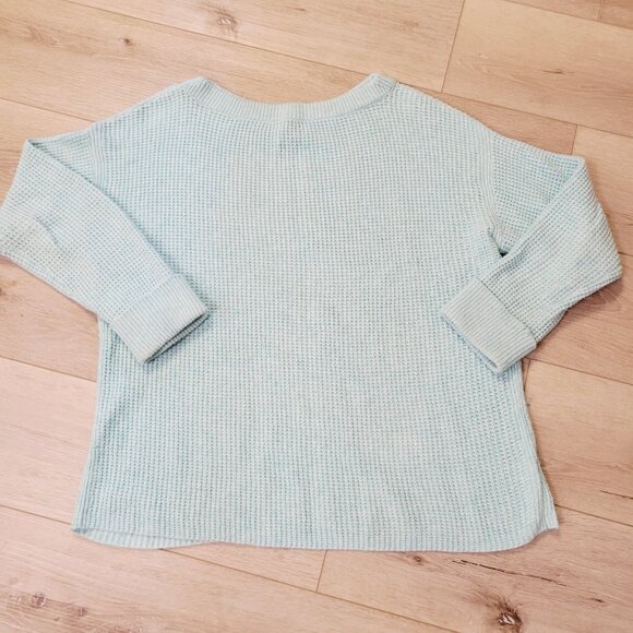 Talbots Women’s Turquoise Knit Pull Over Lightweight Sweater Size M - Picture 1 of 4